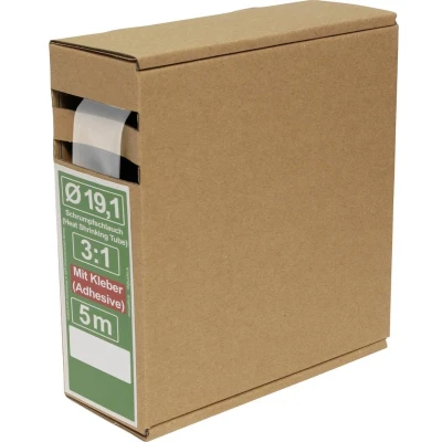 Afbeelding van Quadrios 25CA505 Krimpkous met lijm Transparant Krimpverhouding:3:1 5 m