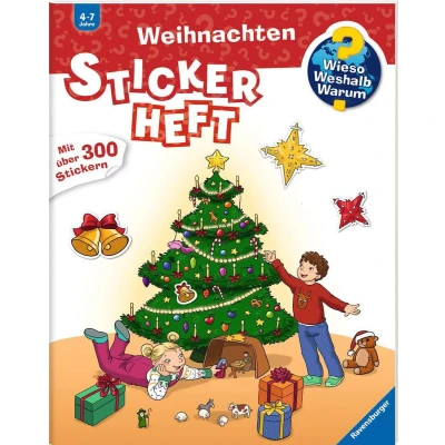 Afbeelding van Wieso? Weshalb? Warum? Stickerheft: Weihnachten