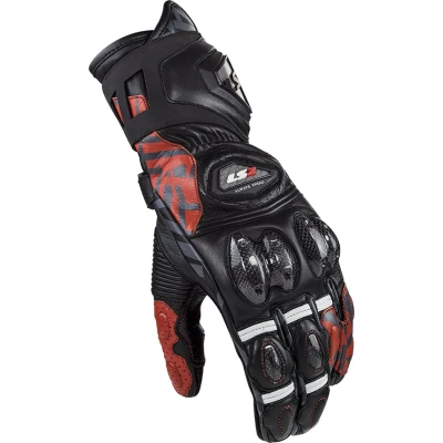 Afbeelding van LS2 handschoenen Feng Racing zwart / rood maat S motor scooter