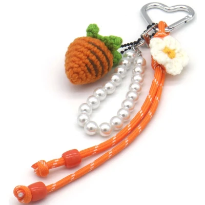Afbeelding van Wortel Sleutelhanger sleutels accessoire sleutelbos cadeau geschenk verjaardag feest feestdagen