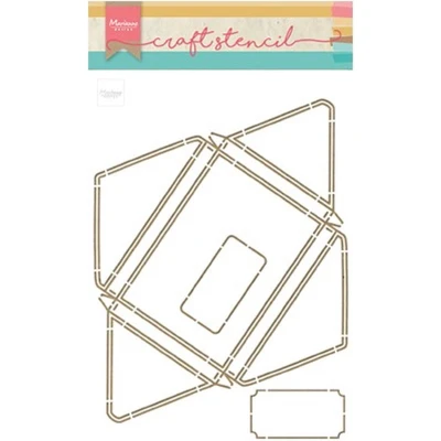 Afbeelding van Marianne D Craft Stencil A4 Envelop PS8071 210x320