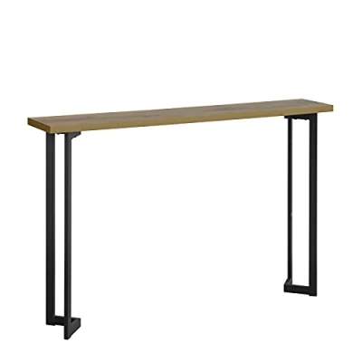 Afbeelding van SoBuy FSB50 PF Consoletafel End of Sofa Dressoir Dressoirtafel Bijzettafel IJzeren frame en poten B120 x D20 H75 cm