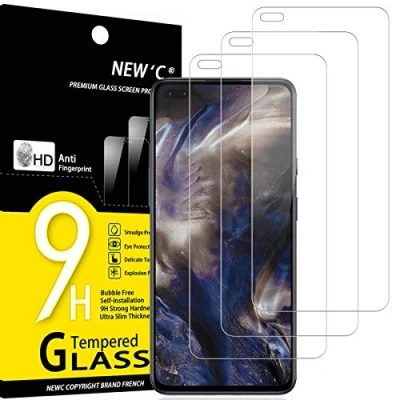 Afbeelding van NEW&#039;C 3 Stuks, Screen Protector voor OnePlus Nord, Gehard Glass Schermbeschermer Film 0.33 mm ultra transparant, resistent