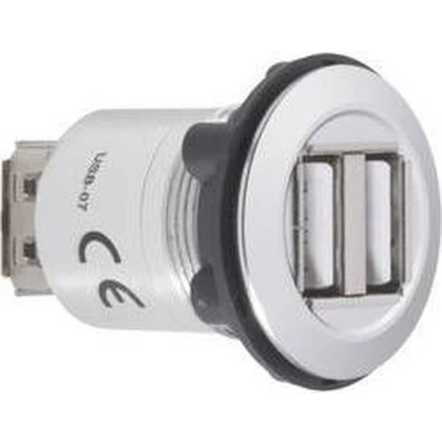 Afbeelding van TRU COMPONENTS USB 07 Dubbele inbouwbus 2.0 2x bus type A naar Inhoud: 1 stuk(s)
