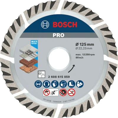 Afbeelding van Bosch Accessories 2608615060 Standard for Universal Speed Diamanten doorslijpschijf Diameter 125 mm Boordiameter 22.23 10 stuk(s)