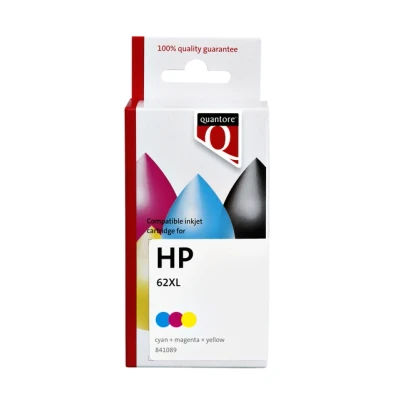 Afbeelding van Inktcartridge Quantore alternatief tbv HP C2P07AE 62XL kleur