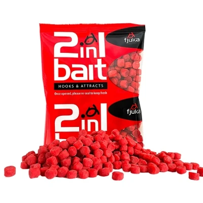Afbeelding van Fjuka Fatboy’s 2 In 1 Bait Hook &amp; Attracts 10mm (195g) Kleur : Red