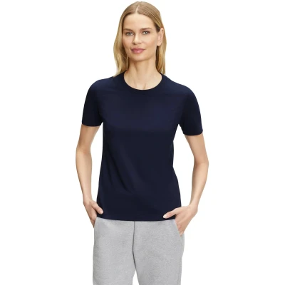Afbeelding van Falke Tshirt basic, Dames, Maat: Medium, Space blue (6116)