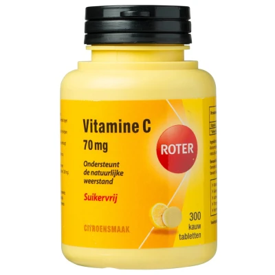 Afbeelding van 4x Roter Vitamine C 70mg Suikervrij 300 tabletten