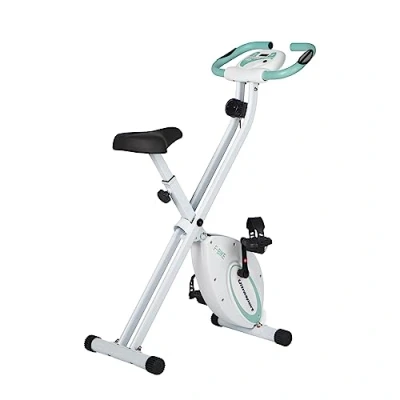 Afbeelding van Ultrasport F Bike, Rider Basics, Fietstrainer, Fitnessbike LCD Training Computer, Opvouwbare Hometrainer, Max. Gebruikersgewicht 110 kg, hartslagmeting, 8 weerstandsniveaus, trimwiel, Mint