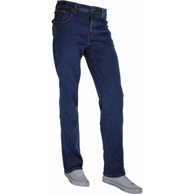 Afbeelding van Wrangler Heren Jeans Broeken Texas regular/straight Fit Blauw 38W / 34L Volwassenen