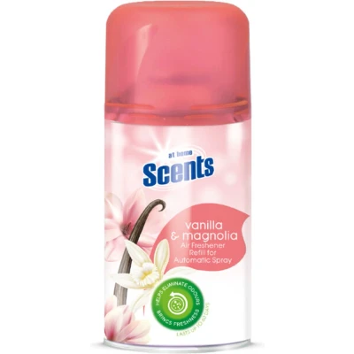 Afbeelding van 6x At Home Automatische Spray Navulling Vanille en Magnolia 250 ml