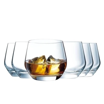 Afbeelding van Cristal d&#039;Arques Paris Ultime collectie 6 waterglazen van 35 cl kristal glanzend, transparant en hoge weerstand gemaakt in Frankrijk versterkte verpakking geschikt voor online winkelen