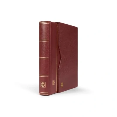 Afbeelding van Premium leder, Insteekalbum A4 incl. cassette, omslag Rood
