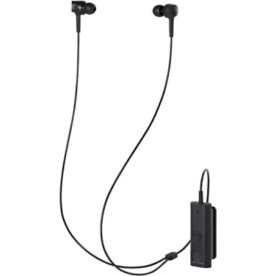 Afbeelding van Audio Technica ATH ANC100BTBK QuietPoint Bluetooth draadloze oortelefoon, zwart