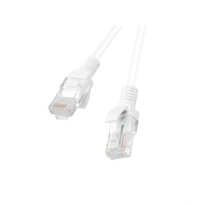 Afbeelding van Lanberg PCU6 10CC 0100 W Netwerkkabel Wit 1 m Cat6 U/UTP (UTP) (U/UTP, CAT6, 1 m),
