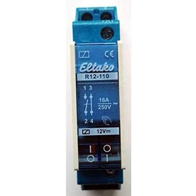 Afbeelding van Eltako installatierelais r12 110 12v dc