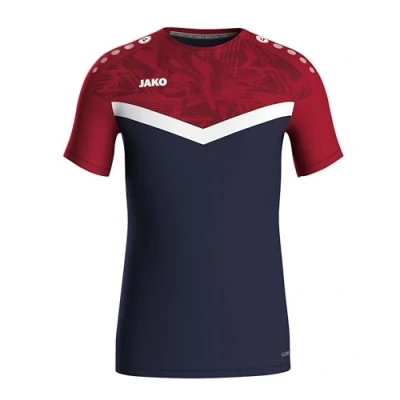 Afbeelding van JAKO T shirt Iconic marine/chillrood 116 / 140