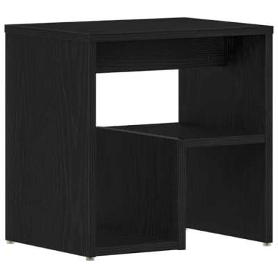 Afbeelding van vidaXL Nachtkastjes Zwart eiken Samengesteld hout 40 x 30 cm Opslag