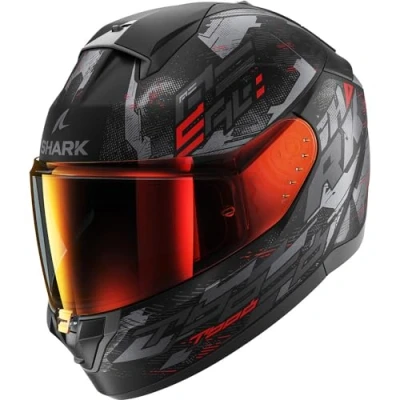 Afbeelding van Shark motorhelm RIDILL 2 MOLOKAI Mat Black Anthracite Red Maat L