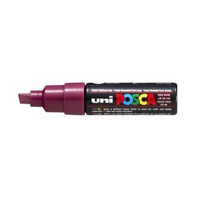 Afbeelding van uni ball Paint Marker op waterbasis Posca PC 8K wijnrood 6 stuks
