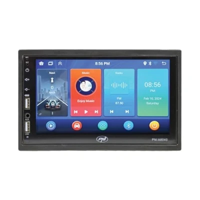 Afbeelding van PNI A8040 auto multimedia speler met Android 13, 2GB DDR3/ROM 32GB, 7 inch scherm, CarPlay, Auto, 2 x USB, BT
