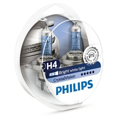 Afbeelding van Philips CrystalVision 12342CVSM H4 60W P43t 38 1100lm autogloeilamp