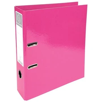 Afbeelding van Exacompta Iderama ordner, ft A4, rug van 7 cm, roze ordner