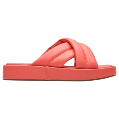 Afbeelding van Clarks ALDA Glide Muiltjes, Dames, Maat: 42, Coral Leer