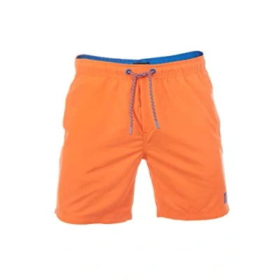 Afbeelding van Riverso RIVDavid Zwembroek voor heren, korte broek, zomer, sport, shorts, trekkoord, 100% polyester, zwart, blauw, rood, groen, Oranje, S, M, L, XL, XXL, 3XL, 4XL, 5XL, Shiny M