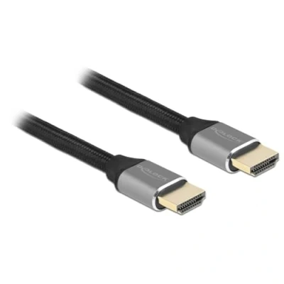 Afbeelding van HDMI kabel 2 meter Type A (Standaard) Zwart. Grijs