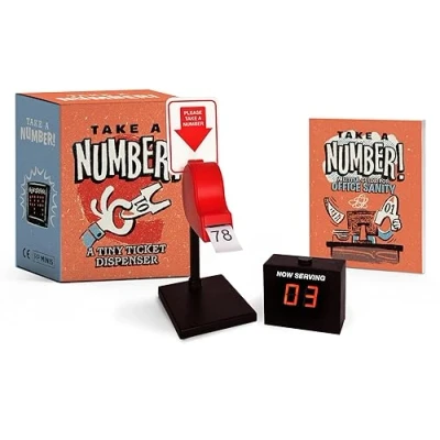 Afbeelding van Take A Number!: Tiny Ticket Dispenser