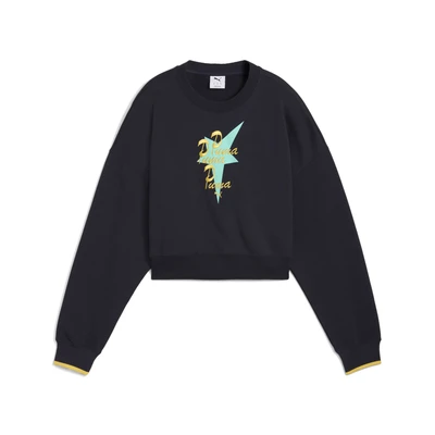 Afbeelding van Puma ROAD TO Unity Crewneck MIT Grafik Sweater, Dames, Maat: XL, New navy