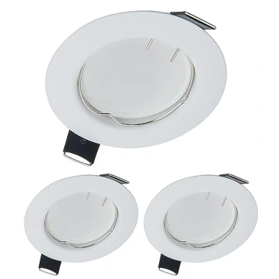 Afbeelding van YanFeiYit LED inbouwspots wit 55mm dimbaar 230V GU10 module 3 Watt 320lm 120 plafondspots voor woonkamer, slaapkamer, hal en zolder (set van warm wit)
