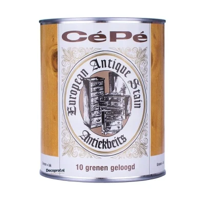 Afbeelding van CéPé Antiekbeits 10 grenen geloogd Blanke lak &amp; Beits