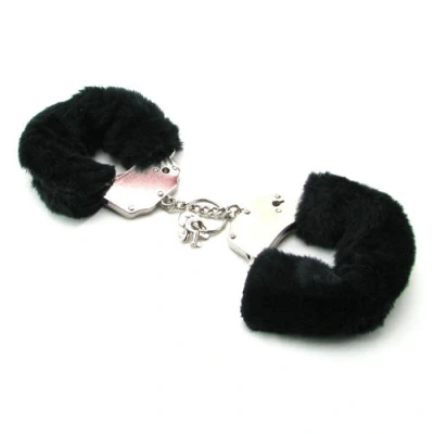 Afbeelding van Sportsheets Sex &amp; Mischief Furry Handcuffs Black
