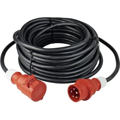Afbeelding van AS Schwabe 61010 Stroom Verlengkabel 16 A Zwart 10.00 m H07RN F 5G 2,5 mm²