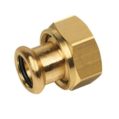 Afbeelding van Bonfix Perskoppeling Koper Wartelkoppeling 3/8&quot;x14mm