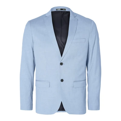 Afbeelding van SELETED HOMME Heren Slhslim Cedric Structure BLZ Noos Sakko, lichtblauw, 52