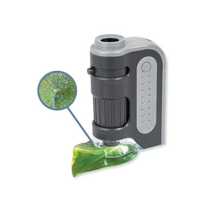 Afbeelding van Carson MicroBrite Plus 60x 120x Krachtige LED Verlichte Zakmicroscoop (MM 300)