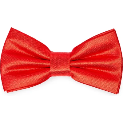 Afbeelding van Ladeheid Vlinderdas voor kinderen, voorgebonden, verstelbare band, glanzend design, ideaal bruiloft, verjaardag, eerste schooldag, duurzaam en stijlvol, afmetingen 10 cm x 5 BKS, rood, 10cm