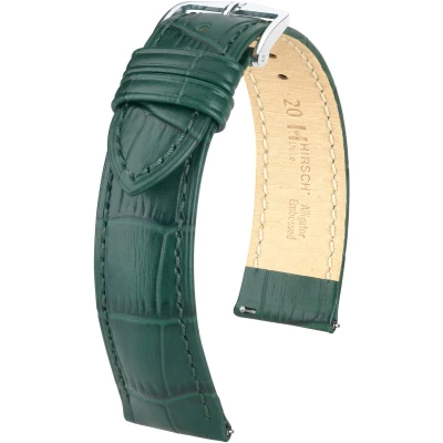 Afbeelding van HIRSCH DUKE L DARK GREEN CALF 20mm 01028040 2 20