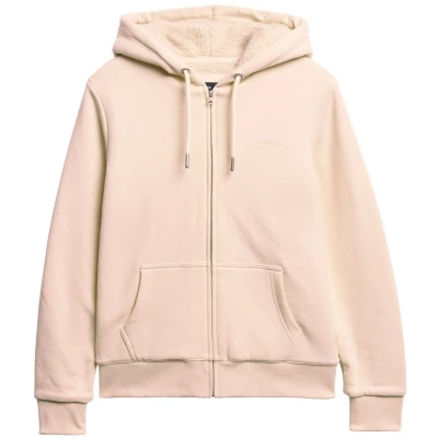 Afbeelding van Superdry Borg Lined Sweatshirt Met Rits XL Vrouw