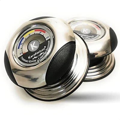 Afbeelding van Kerafactum vervangende handgreep voor dekselgreep met thermometer, dekselknop, potdeksel, universele handgreep, potdekselgreep, potten en pannen, deksel, 2 stuks