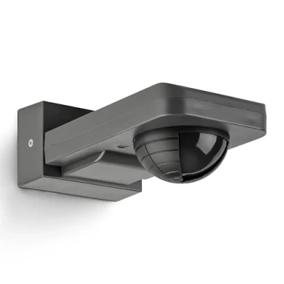 Afbeelding van SEBSON Infrarood Bewegingssensor Buiten IP65 Opbouw Muur Plafond Montage Programmeerbaar, 20m/360, Bewegingsmelder voor LED Lampen, met 3 Sensoren, Draads
