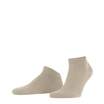 Afbeelding van FALKE ClimaWool temperatuurregulerend vochtregulerend duurzaam lyocell merinowol sneakersokken heren beige Matt 41 42