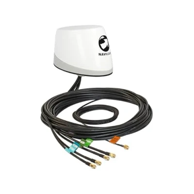 Afbeelding van Navilock NL 400 Multiband GNSS 5G LTE MIMO WLAN IEEE 802.11 ac/a/h/b/g/n Antenna 5 x RP SMA omnidirektional roof mount outdoor
