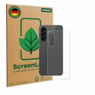 Afbeelding van ScreenLeaf Screenprotector voor Samsung Galaxy A56 5G Enterprise Edition (Achterkant) Duurzame schermbescherming Folie Beschermfolie transparant (2 Stuks)