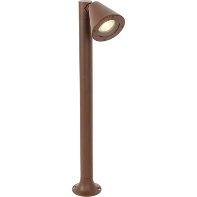 Afbeelding van QAZQA Modern buiten paaltje roestbruin 60 cm IP44 verstelbaar Ciara
