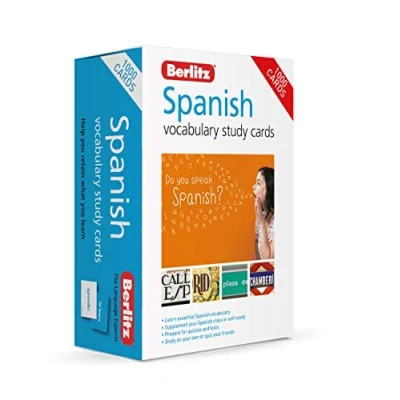 Afbeelding van Berlitz Spanish Study Cards (Language Flash Cards)